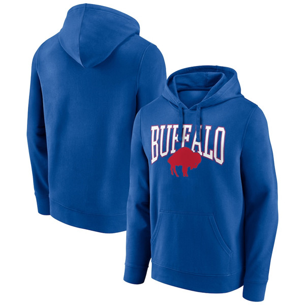 Men's Buffalo Bills Royal Gridiron Classics Campus Standard Pullover Hoodie Men's Buffalo Bills Royal Gridiron Classics Campus Standard Pullover Hoodie